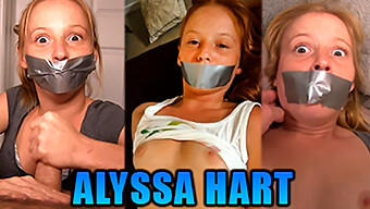 Alyssa Hart, Eine Zierliche Rothaarige, Wird In Drei Heißen Videos Gefesselt Und Geknebelt, In Denen Bondage-Sklavin, Brustgrapschen Und Pov-Aufnahmen Zu Sehen Sind